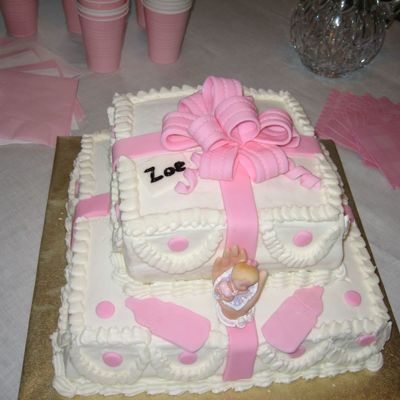 Baby Shower Present Cake