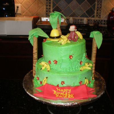 Curious George 2Nd Birthday Cake