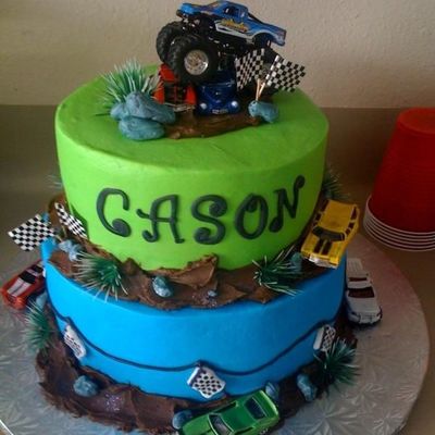 Monster Truck Cake