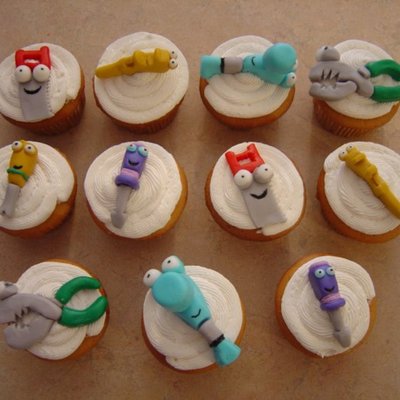 Handy Manny Tool Cupcakes