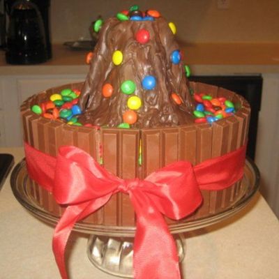 Chocolate Volcano Candy Explosion