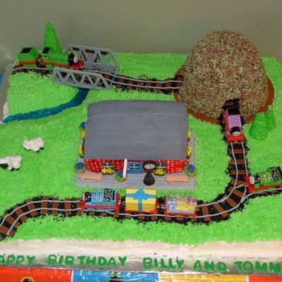 Thomas The Tank And Friends Birthday Cake