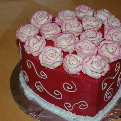 Rose Cake For Wilton Class