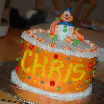 Clown Cake For Wilton Class