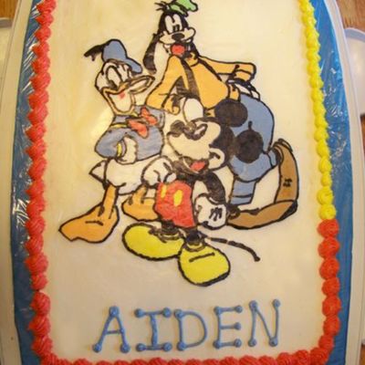 Mickey And Friends Birthday Cake
