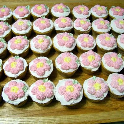Pink Flower Cuppies