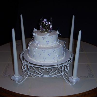 Purple Wedding Cake