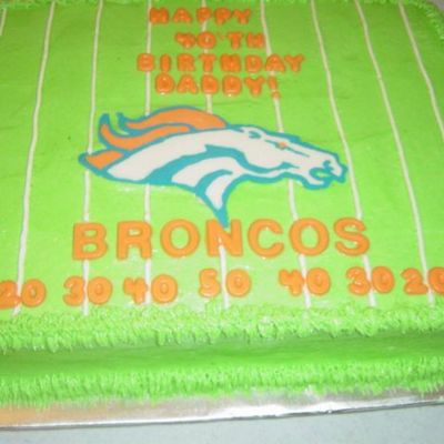Broncos Cake