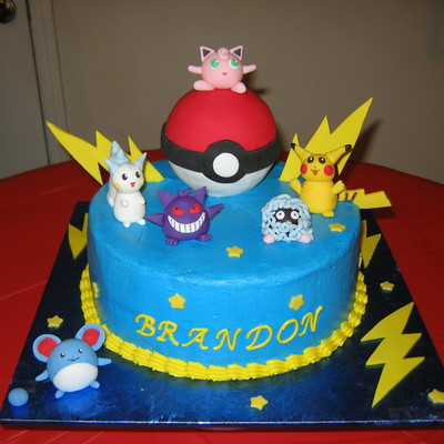 Pokemon Birthday Cake
