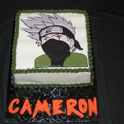 Kakashi Cake