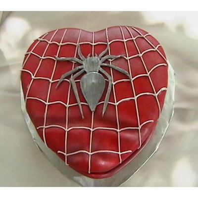 Spiderman Groom's Cake
