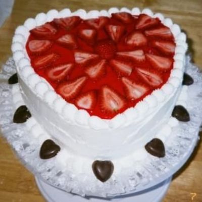 Strawberry Heart S-Cake