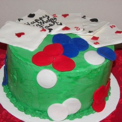 Poker Cake