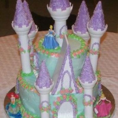 Princess Castle Cake