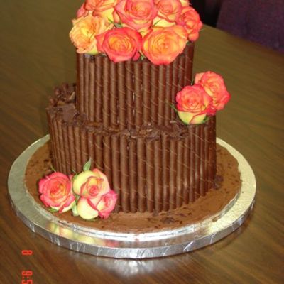 Chocolate Pirouettes And Roses