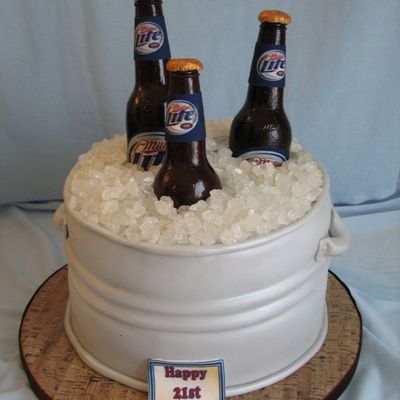 Beer Tub With Sugar Bottles