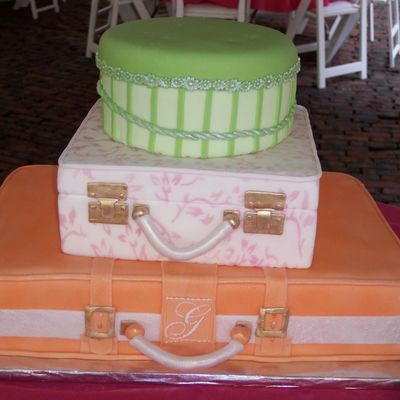 Suitcase Wedding Cake