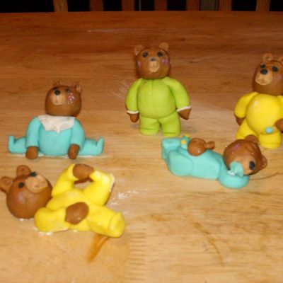 Fondant Teddy Bears