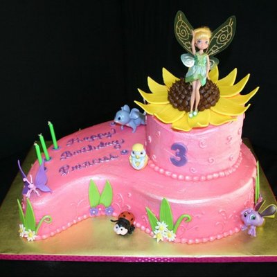 Tinkerbell Birthday Cake