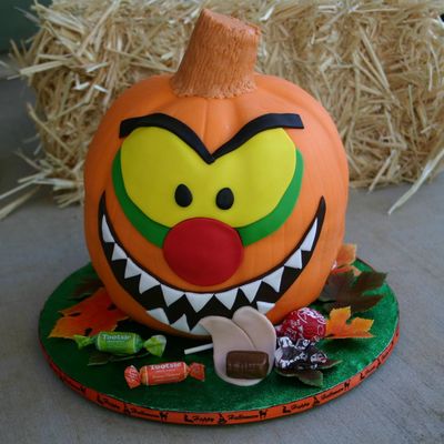 Halloween Candy Eating Jack-O Lantern