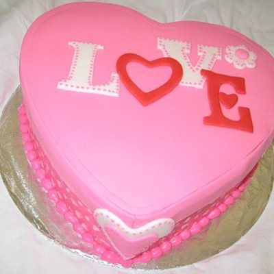 Pink Valentine's Day Heart Box