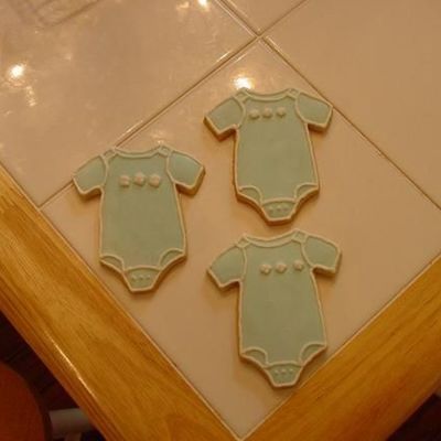 Baby Boy Shower Cookie