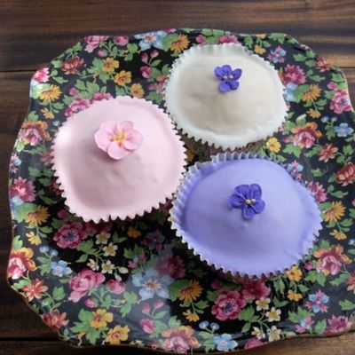 Spring Flower Cupcakes