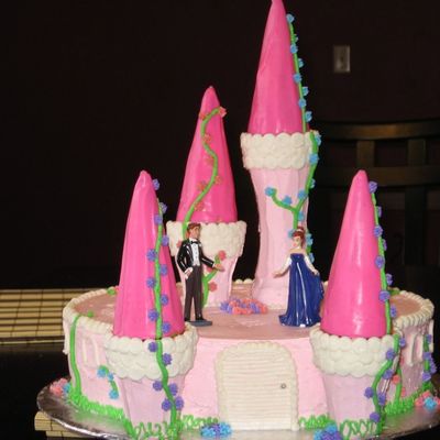 1St Princess Castle Cake