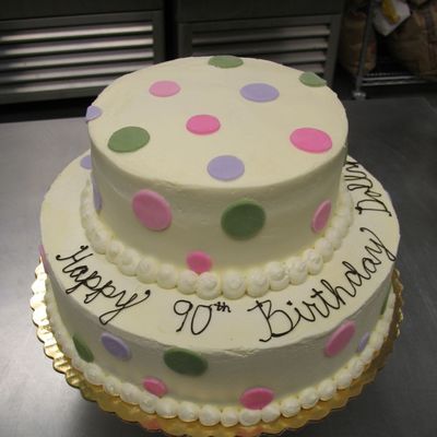 Fun Tiered Birthday Cake