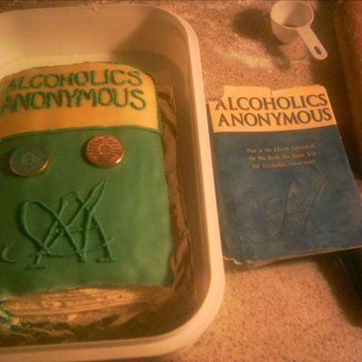 Aa Big Book Cake