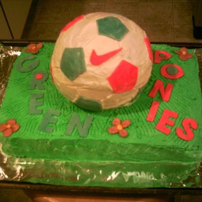 Soccer Ball Cake