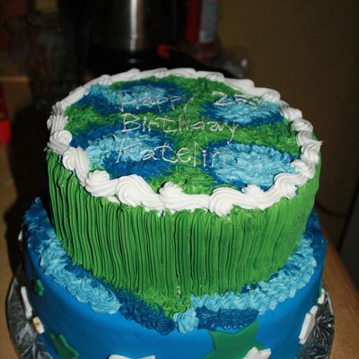 Blue/green Cake