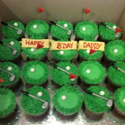 Golf Cupcakes