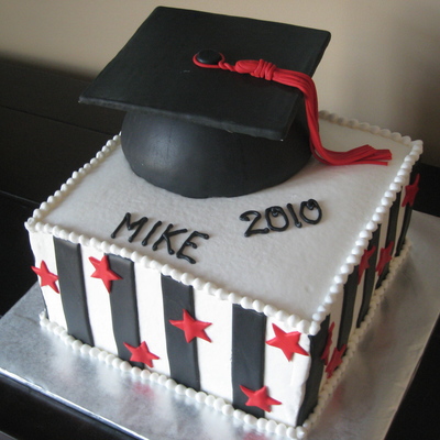 Stars & Stripes Graduation Cake
