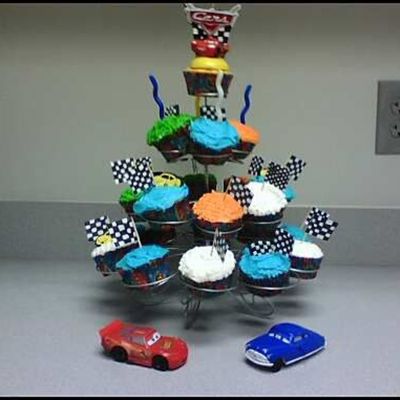 Cars Cupcake Stand