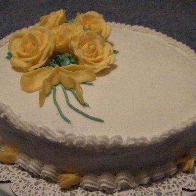 Wilton Course 2 Final Cake