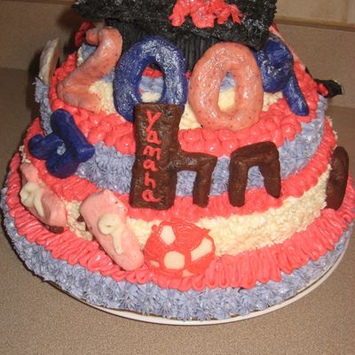 Graduation Mosaic Cake