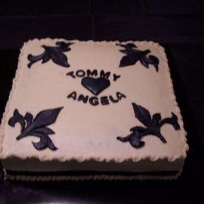 Couples Bridal Shower Cake