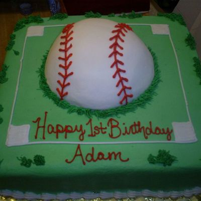 Baseball Themed Cake