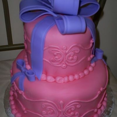 Pink And Purple Fondant