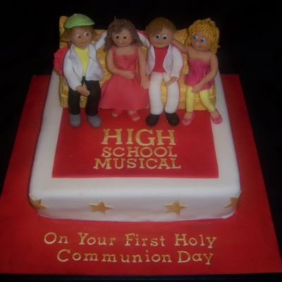 High School Musical First Communion Cake