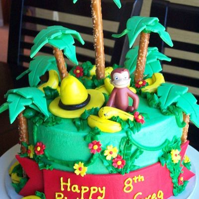 Curious George Jungle Cake