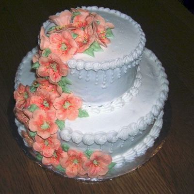 Peach Petunias
