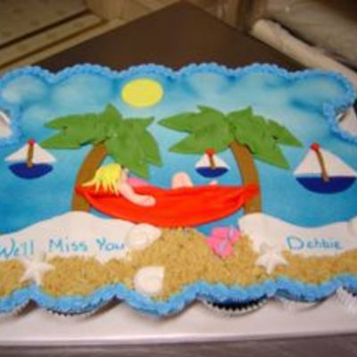 Florida Cupcake Cake