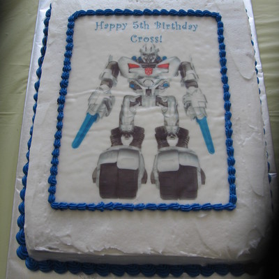 Transformer Cake