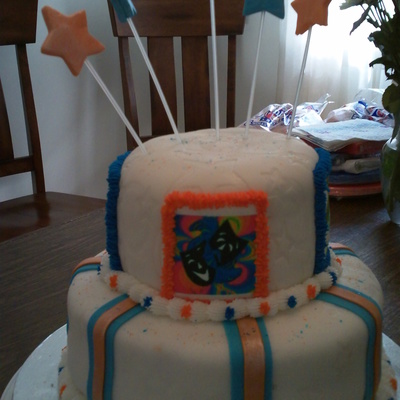 Tiered Graduation Cake