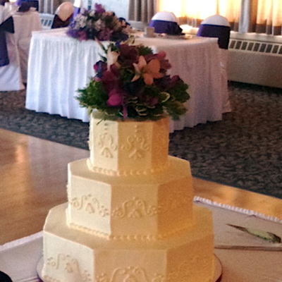 Octagonal Wedding Cake