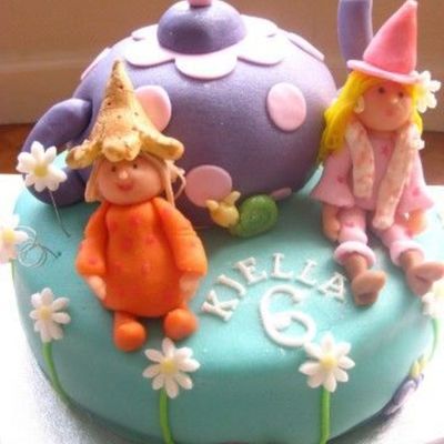 Little Witches With Tea Pot
