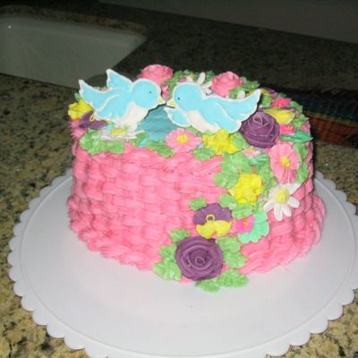 My Final Wilton 2 Course Cake - Look Familiar?