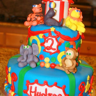 Hudson's Under The Big Top Carnival Cake